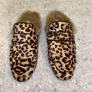 Steve Madden fuzzy mule